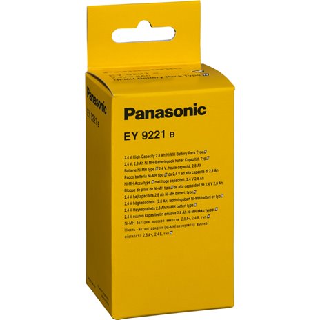 Panasonic EY 9221 B batterie 2,4 V/2,8 Ah Ni-MH