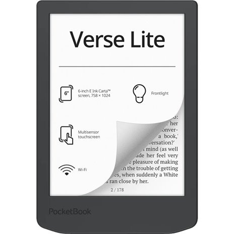 PocketBook Verse Lite Midnight Grey