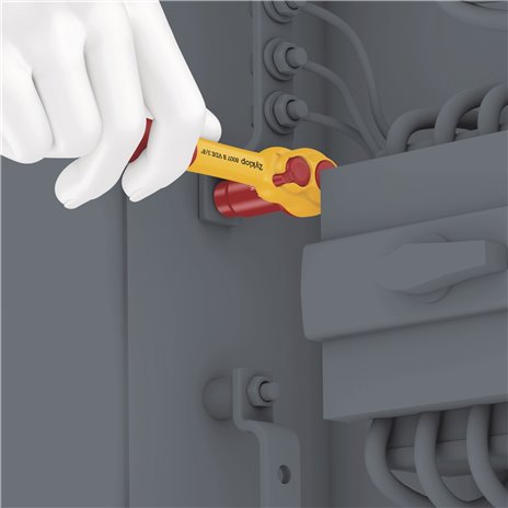 Wera 8007 B VDE Zyklop Knarre isoliert, mit Umschalthebel