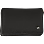 Zwilling PREMIUM zip fastener leather case, black, 8 pcs.