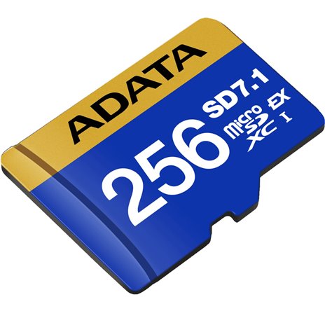 ADATA CARD microSDXC EXPR. 256GB PCIe U3 C10 V30 RW:800MBs/700MBs