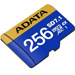 ADATA CARD microSDXC EXPR. 256GB PCIe U3 C10 V30 RW:800MBs/700MBs