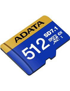 ADATA CARD microSDXC EXPR. 512GB PCIe U3 C10 V30 RW:800MBs/700MBs 2