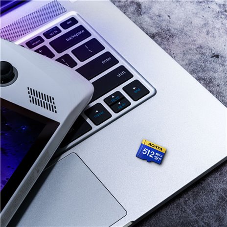 ADATA CARD microSDXC EXPR. 512GB PCIe U3 C10 V30 RW:800MBs/700MBs