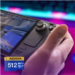 ADATA CARD microSDXC EXPR. 512GB PCIe U3 C10 V30 RW:800MBs/700MBs