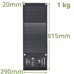 Bresser pannello solare mob. 21W con USB