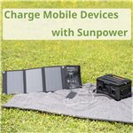 Bresser pannello solare mob. 21W con USB