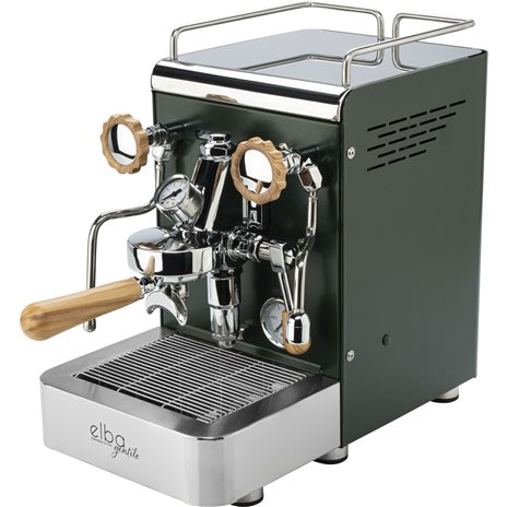 Elba Gentile verde abete RAL6009 macchina da caffè portafiltro