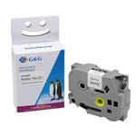 G&G nastro 24mm x 8m ne-bi. comp. c. Brother TZe-251