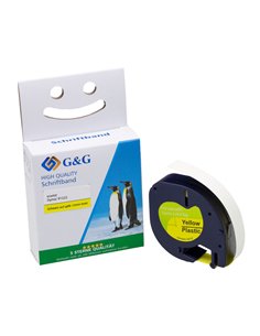G&G nastro 12mm x 4m ne-gia. comp. c. Dymo S0721670/ 91222