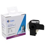 G&G etichette 17mm x 54mm ne-bi. comp. c. Brother DK-11204