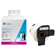 G&G etichette 29mm x 62mm ne-bi. comp. c. Brother DK-11209