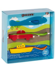 Guzzini TRAFFIC set posatine 3pz colori assortiti