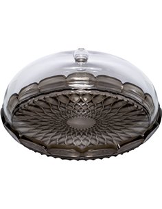 Guzzini VANITY tortiera con campana Smoke