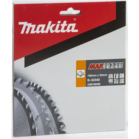 Makita MAKFORCE Lama per sega 190x30x40Z