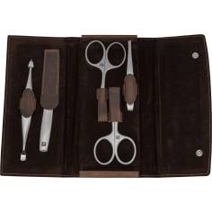Zwilling Maniküre Pediküre Set 5tlg. mit Nagelschere, Leder 2