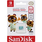 SanDisk MicroSDXC 100MB    512GB Nintendo      SDSQXAO-512G-GNCZN