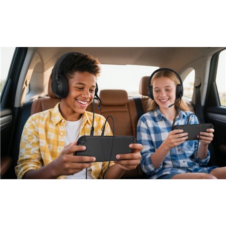 Belkin Gaming On-Ear Kopfhörer für Kinder mit Kabel  ENA011hqBK