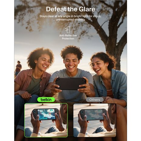 Belkin Displayschutz Blendschutz TemperedGlass Switch 2  ENA004HQ