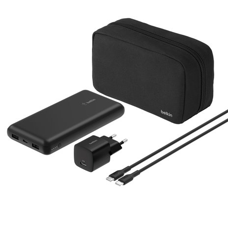 Belkin BoostCharge Powerbank Set 20.000mAh USB-C Ladeg. BU042kqBK