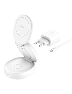 Belkin Boost Charge klappb. mag. 3-in-1 Lades. Qi2 ws. WIZ034kqWH