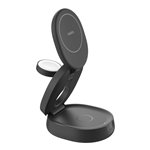 Belkin Boost Charge klappb. mag. 3-in-1 Lades. Qi2 sw. WIZ034kqBK