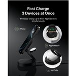 Belkin Boost Charge klappb. mag. 3-in-1 Lades. Qi2 sw. WIZ034kqBK