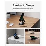 Belkin Boost Charge klappb. mag. 3-in-1 Lades. Qi2 sw. WIZ034kqBK
