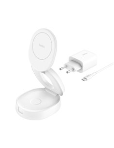 Belkin Boost Charge verstellbare mag.2-in-1 Ld.Qi2 ws. WIZ035kqWH
