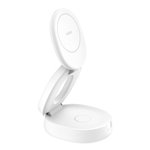 Belkin Boost Charge verstellbare mag.2-in-1 Ld.Qi2 ws. WIZ035kqWH