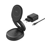 Belkin Boost Charge verstellbare mag.2-in-1 Ld.Qi2 sw. WIZ035kqBK