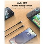 Belkin USB-C/USB-C Gaming Kabel 2m gefl. Switch 2   ENA008hq2MBK