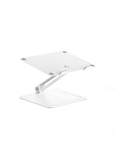 Alogic Elite Aluminum Laptop Stand Wireless Charger White