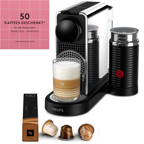 Nespresso XN 630D CitiZ Platinum & milk Coffee Machine   by Krups