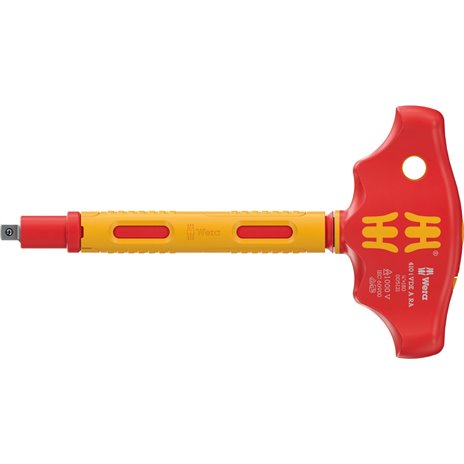 Wera 410 i VDE A RA VDE-isoliert Quergriff 1/4
