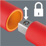 Wera 410 i VDE B RA VDE-isoliert Quergriff- 3/8