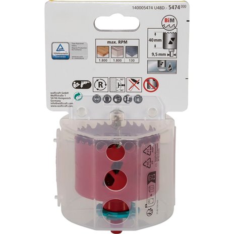 Wolfcraft Kronensäge BiM  68mm