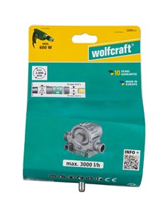 Wolfcraft Pumpe Metallgehäuse