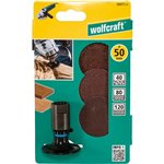 Wolfcraft Schleifscheibensatz Schleifmaschinen 50mm, 4p. 50mm
