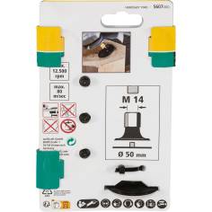 Wolfcraft Schleifscheibensatz Schleifmaschinen 50mm, 4p. 50mm 2