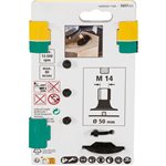 Wolfcraft Schleifscheibensatz Schleifmaschinen 50mm, 4p. 50mm