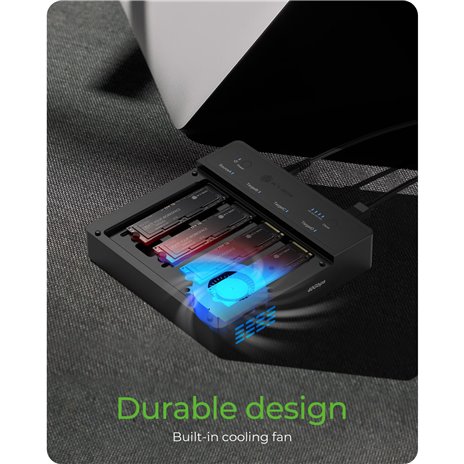 ICY BOX IB-4013MCL-C4 Docking clone stat. M2 NVMe SSD