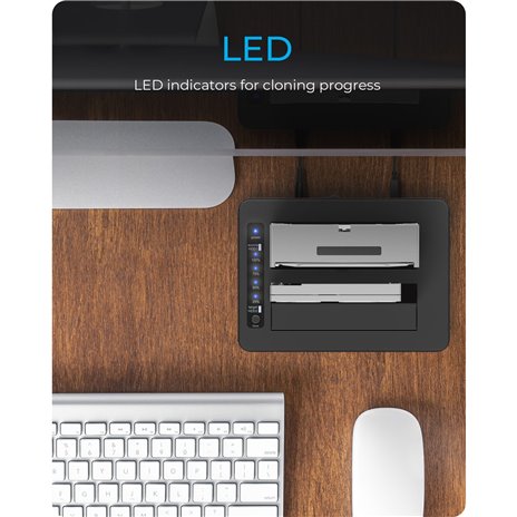 ICY BOX IB-1233CL-CR Docking clone station