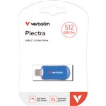 Verbatim Plectra blu       512GB USB-C Flash Drive          30235