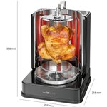 Clatronic DVG 3686 nero Döner Vertical multigrill