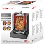 Clatronic DVG 3686 nero Döner Vertical multigrill