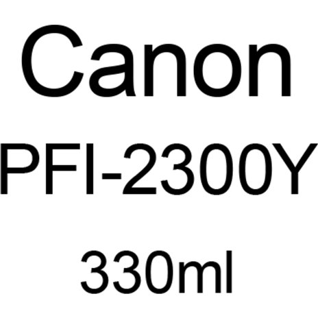 Canon PFI-2300 Cartuccia giallo 330 ml