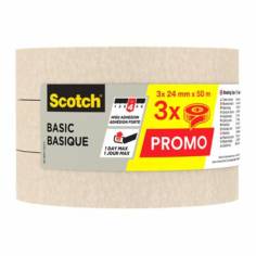 3x1 Scotch nastro coprente Basic 24mmx50m, beige 2010/24 2