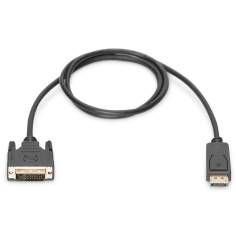 DIGITUS DisplayPort cavo adatt. DP - DVI (24+1) St/St 1m nero 2