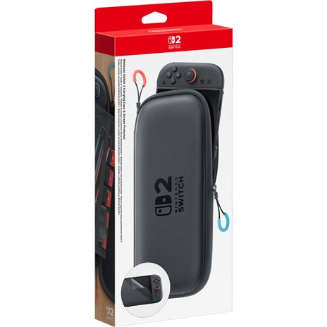 Nintendo Switch 2 -Tasche & -Schutzfolie